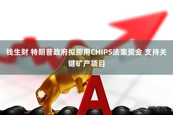 钱生财 特朗普政府拟挪用CHIPS法案资金 支持关键矿产项目